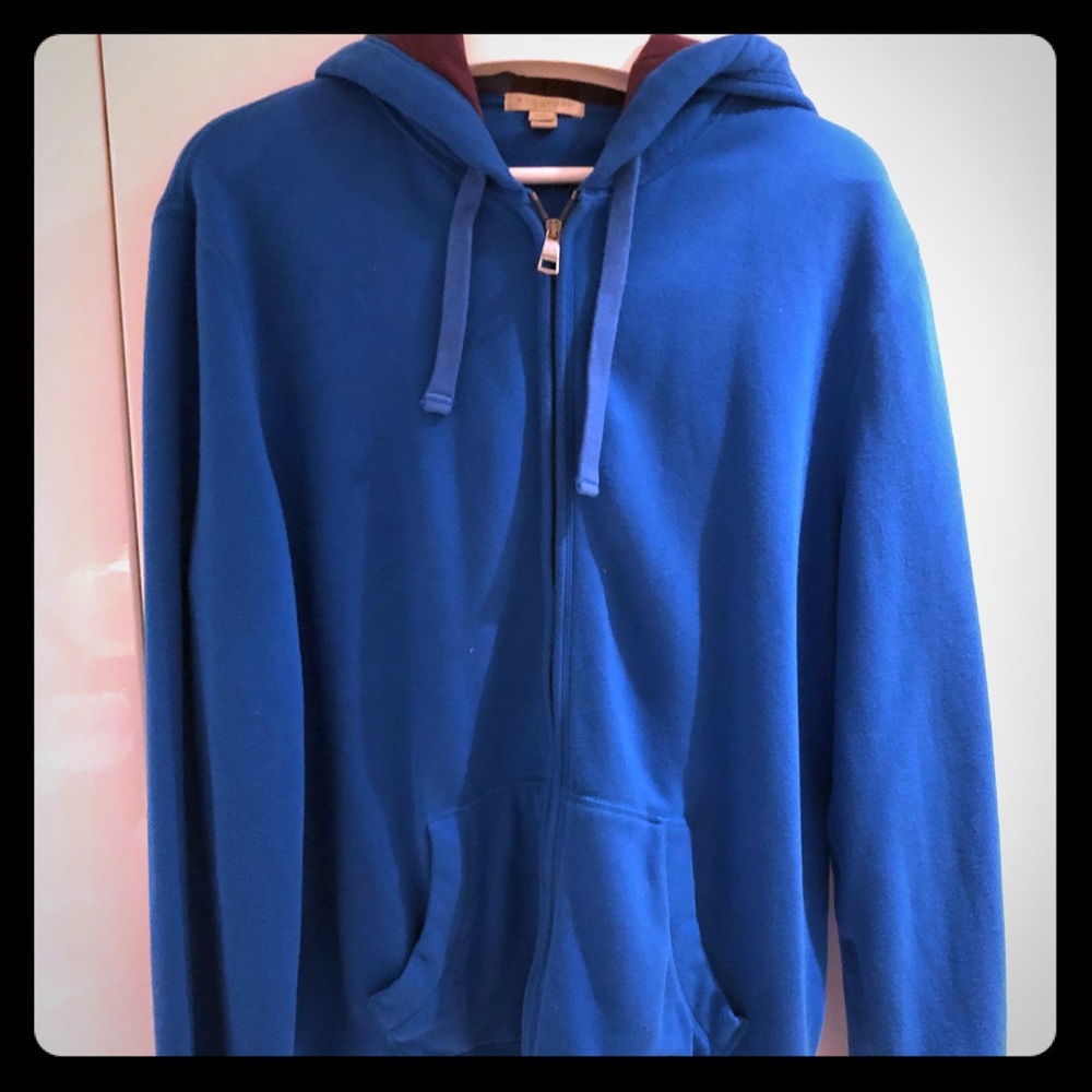 Men’s burberry zip up hoodie